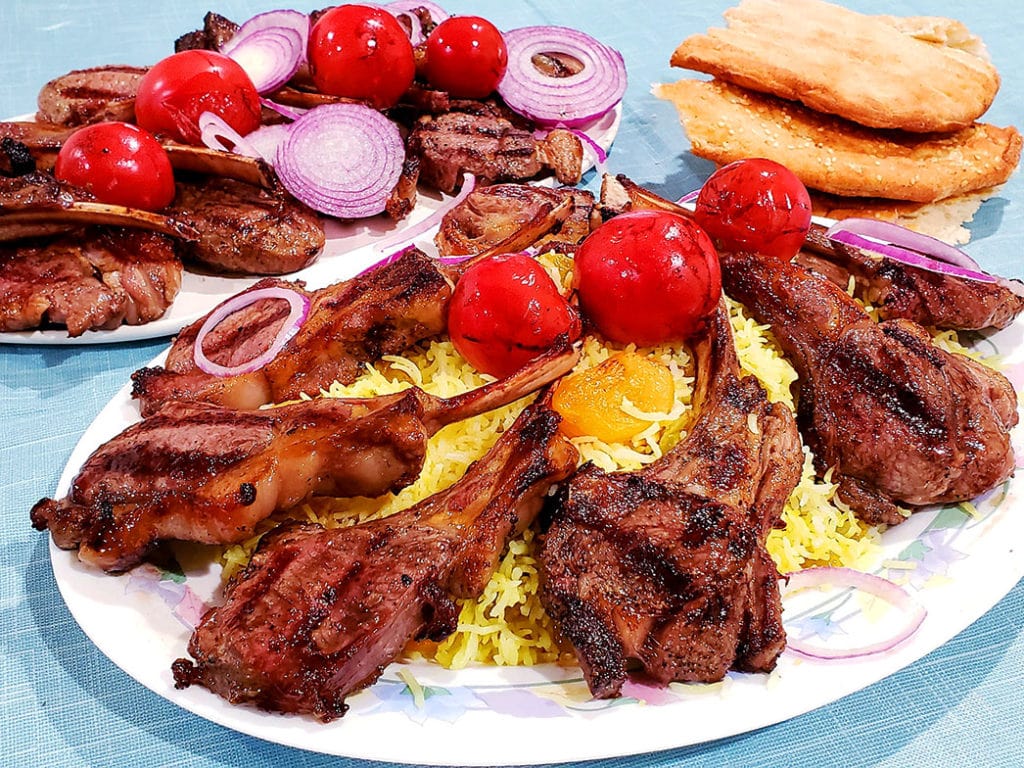 Lamb Chops with Rice recipe