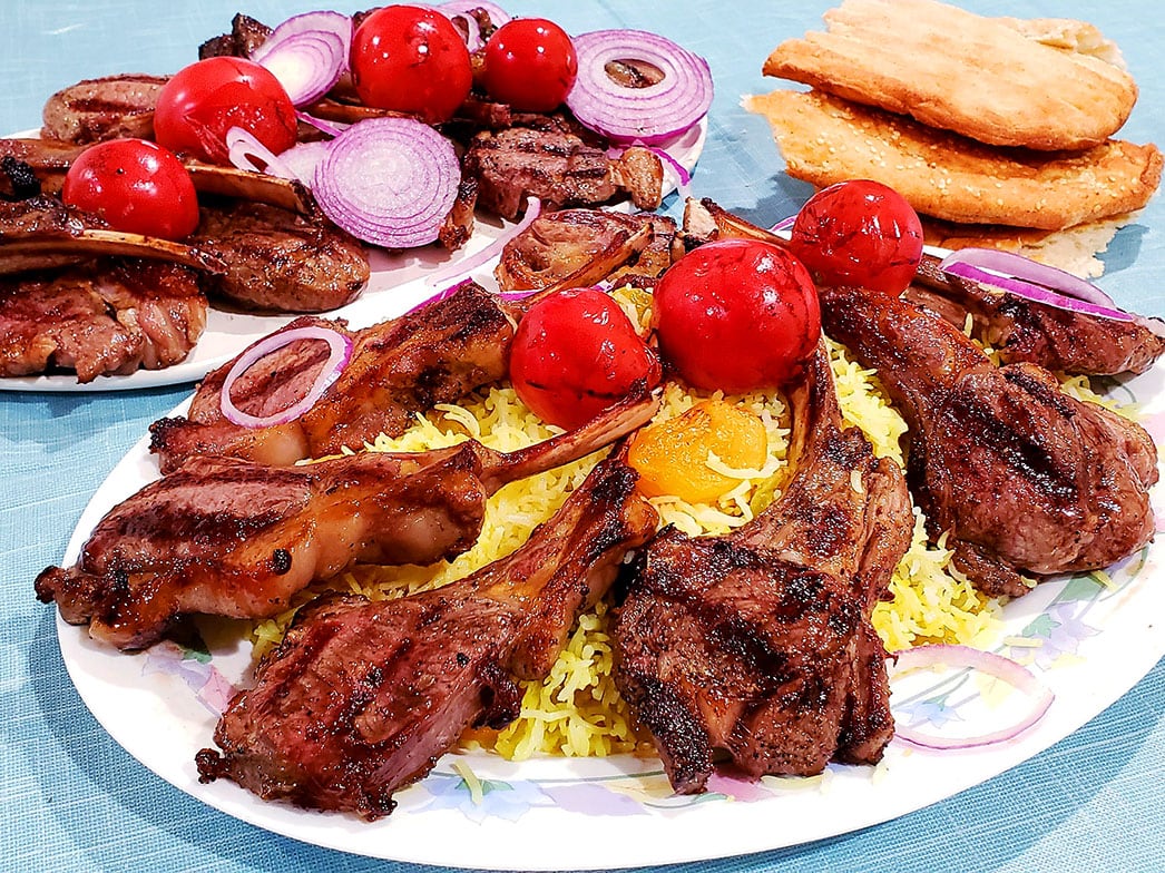 Grilled Lamb Chops with Basmati Rice | Simple Tasty Eating