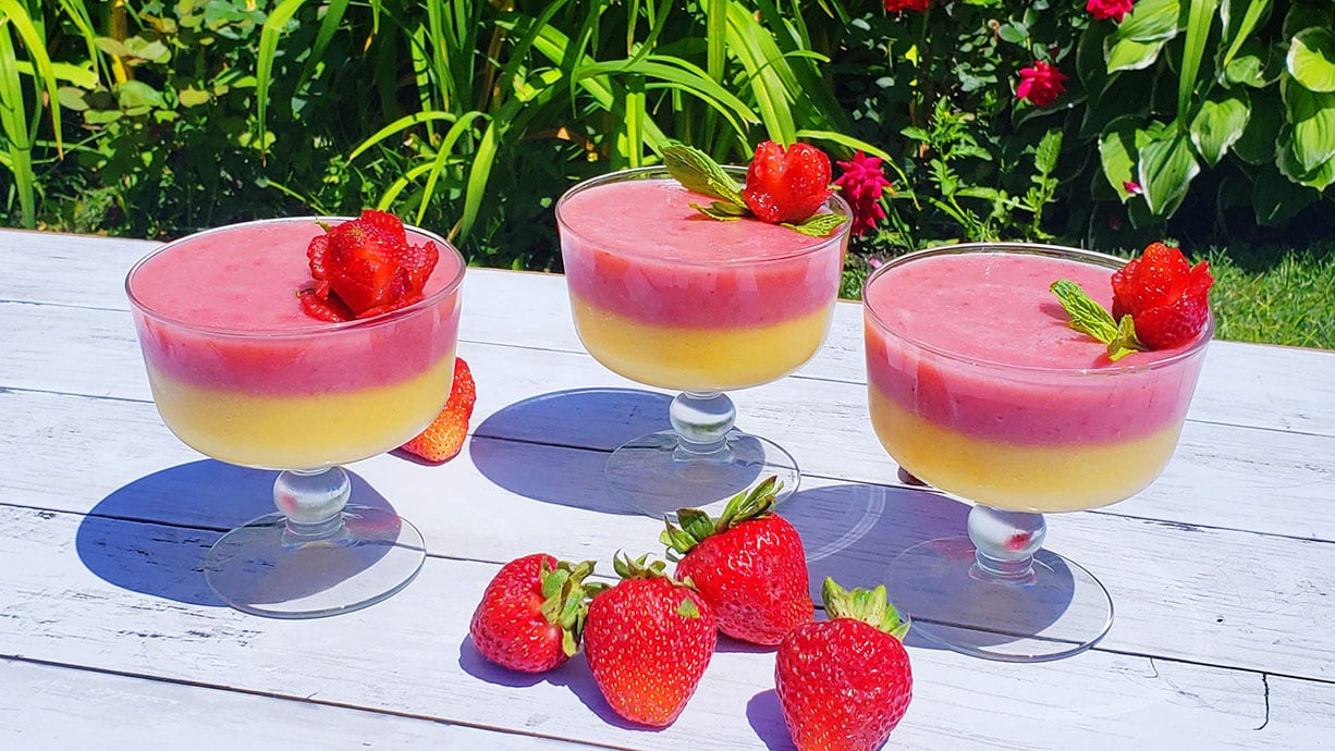 StrawberryPineapple Jello Dessert Simple Tasty Eating