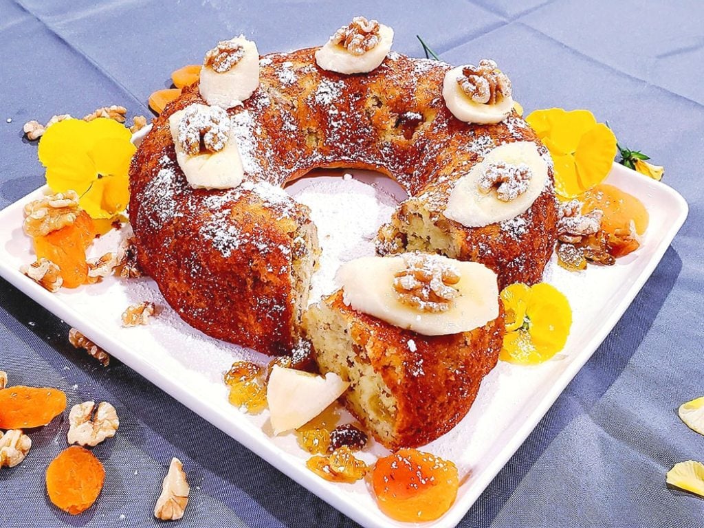 banana walnut bundt cake recipe