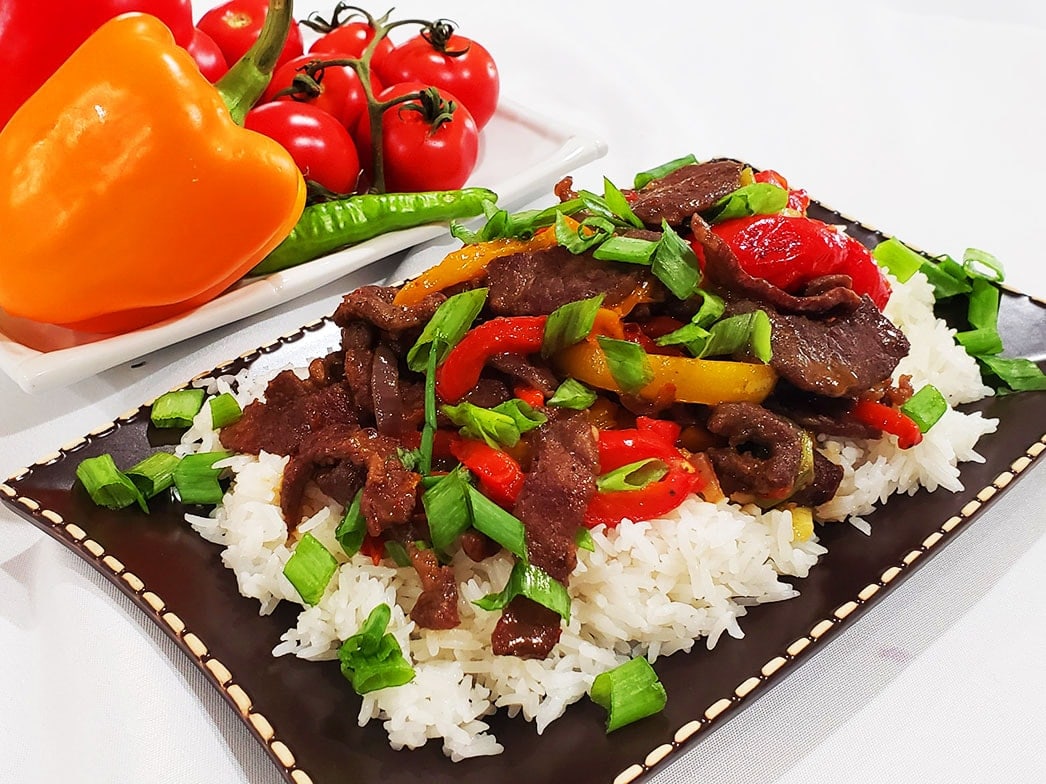 Pepper Steak Stir Fry Simple Tasty Eating