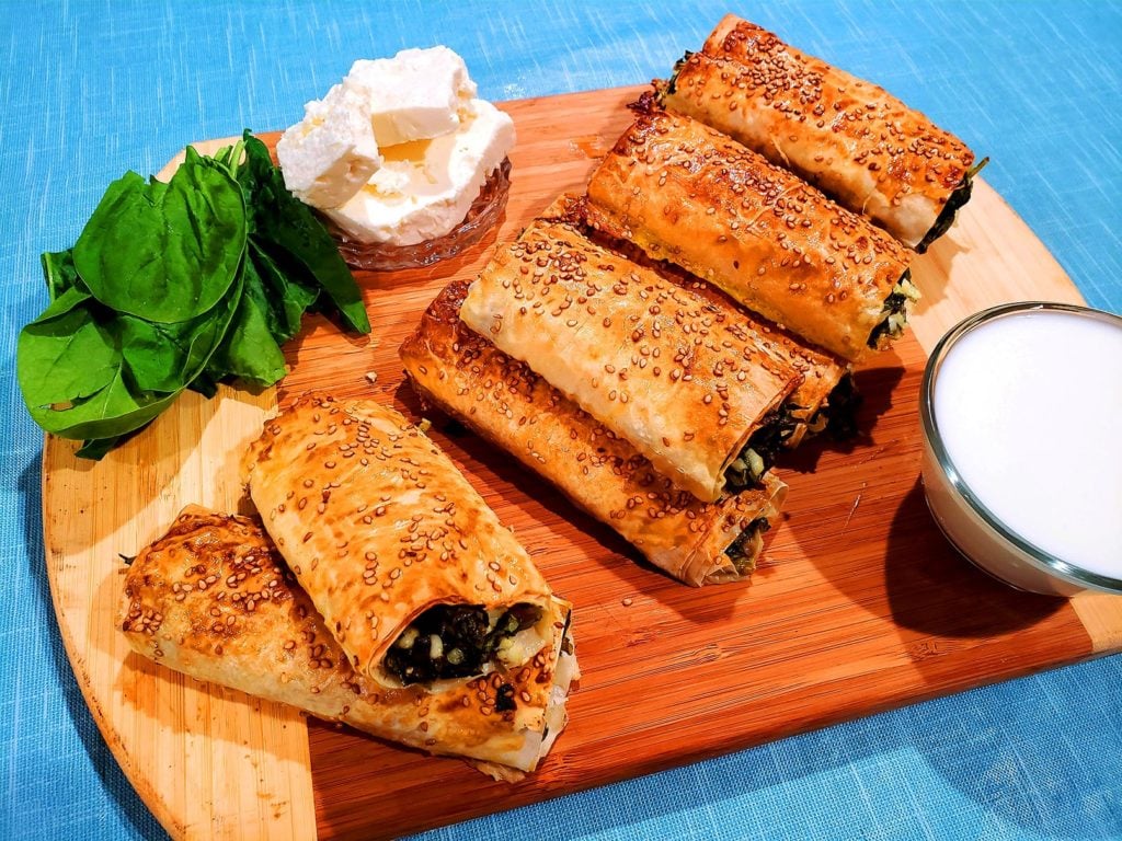 Burek - Spinach and Feta Cheese Rolls recip