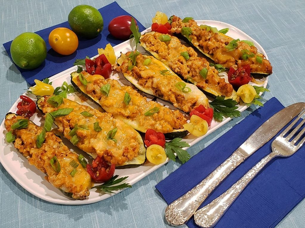 stuffed zucchini boats recipe