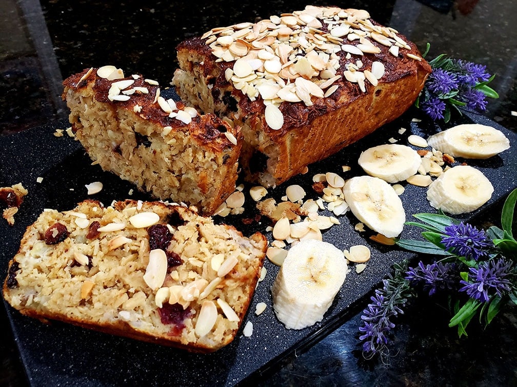 Oatmeal banana almond cake recipe