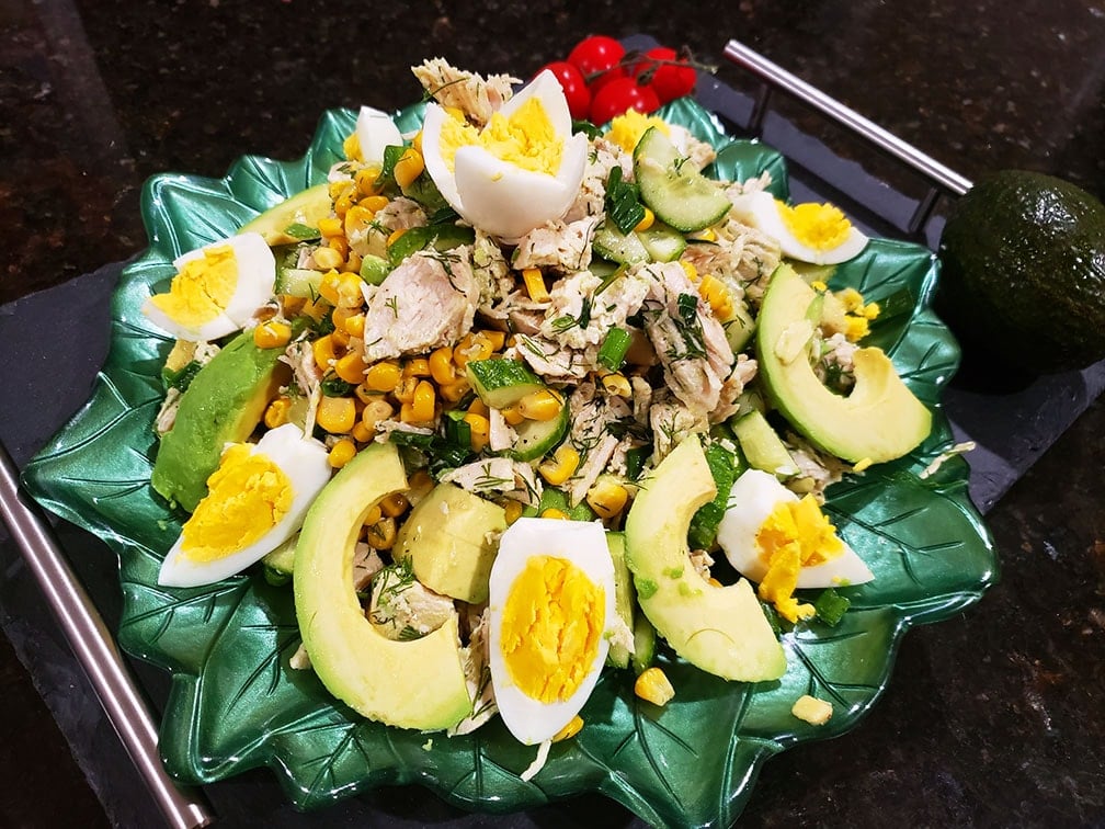Avocado chicken salad recipe