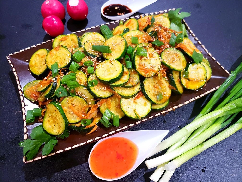 zucchini salad korean style