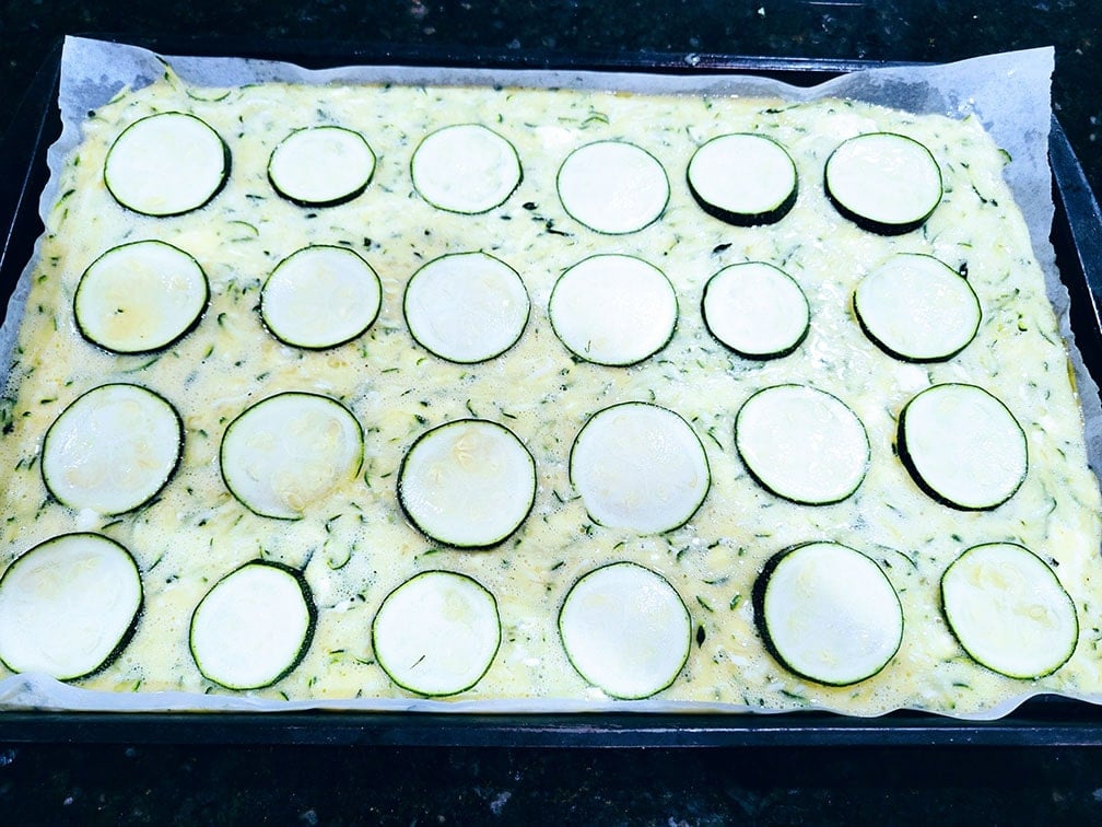 zucchini on the spread